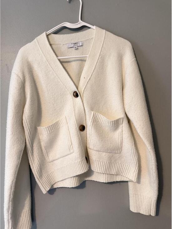 Thakoon Sweaters - Thakoon collection Cream cardigan with pockets in size S